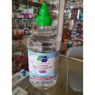 Nước muối sinh lý Cường Thủy chai 500ml