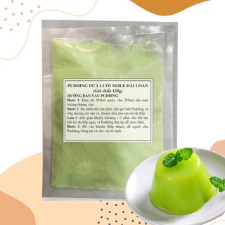Bột làm Pudding Socola, Trứng, Dưa Lưới (120g) thương hiệu Mole, bột pudding Mole Đài Loan