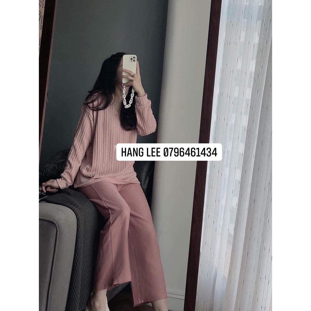 [Mã 2611THTRANG100K hoàn 10% xu đơn 99K] (SẴN) SET BỘ NGỦ HỒNG CỦA NỮ CỰC XINH