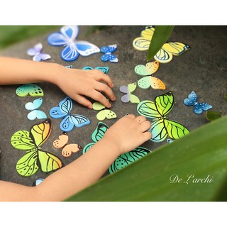 Combo 10 bướm gỗ decor