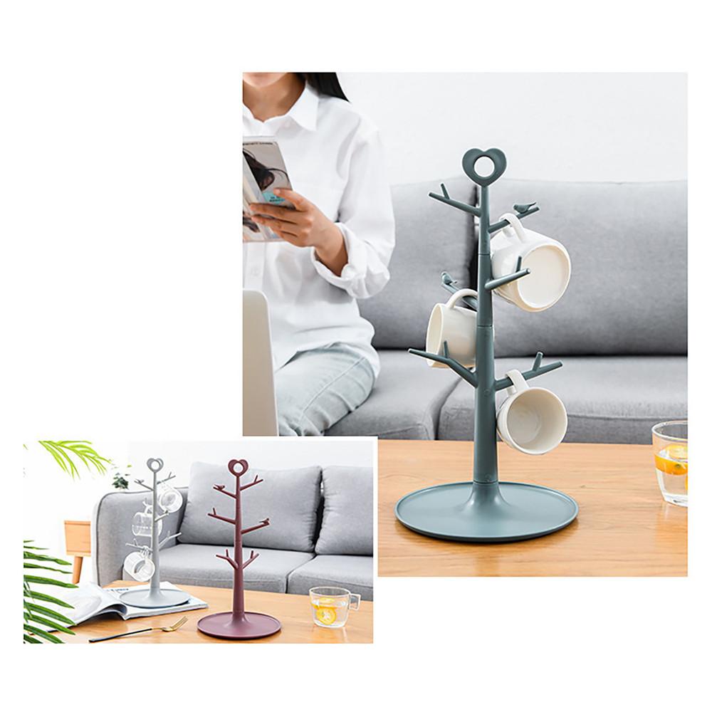 JANE Giá Đỡ Trưng Bày Cốc Nước Hình Nhánh Cây Độc Đáo Tiện Dụng