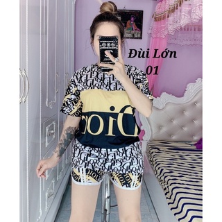 Set Ngố 3D Mickey Hồng Thun Lạnh( quần có túi )