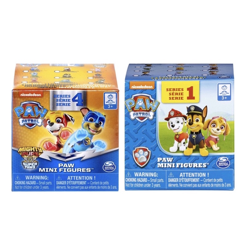 Combo 2 hộp Mô hình chó cứu hộ Paw Patrol series 1 + series 4