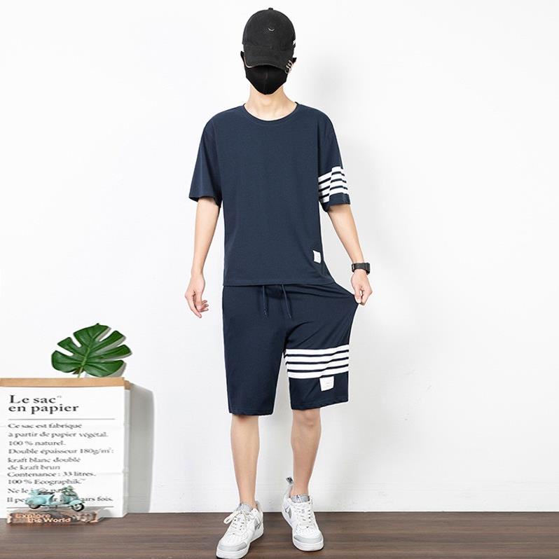 Đồ bộ nam ,bộ Thorm 3K chất liệu thun lạnh 2 chiều co giãn thoáng mát thich hợp cho mùa hè