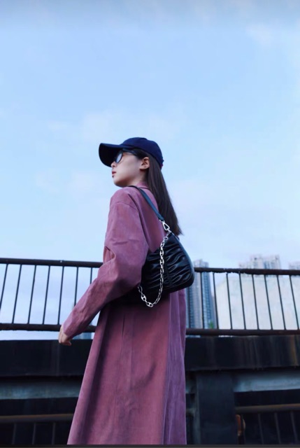 [LOẠI 1-Video so sanh]Túi kẹp nách dây xích dây đeo chéo nhún bèo da S056 | BigBuy360 - bigbuy360.vn