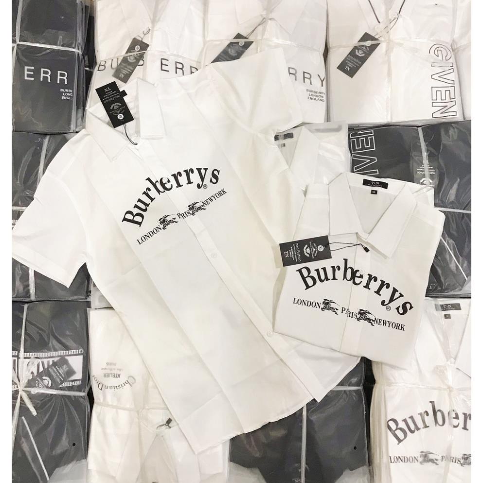 Áo sơ mi Burberry logo ngựa ngắn tay, size M-XXL New