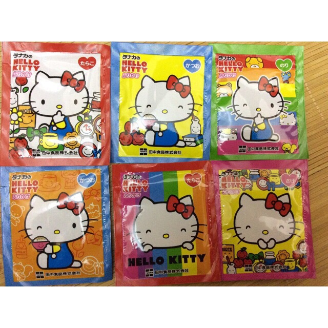 Gia vị rắc cơm Hello Kitty ( bán lẻ 1 gói)