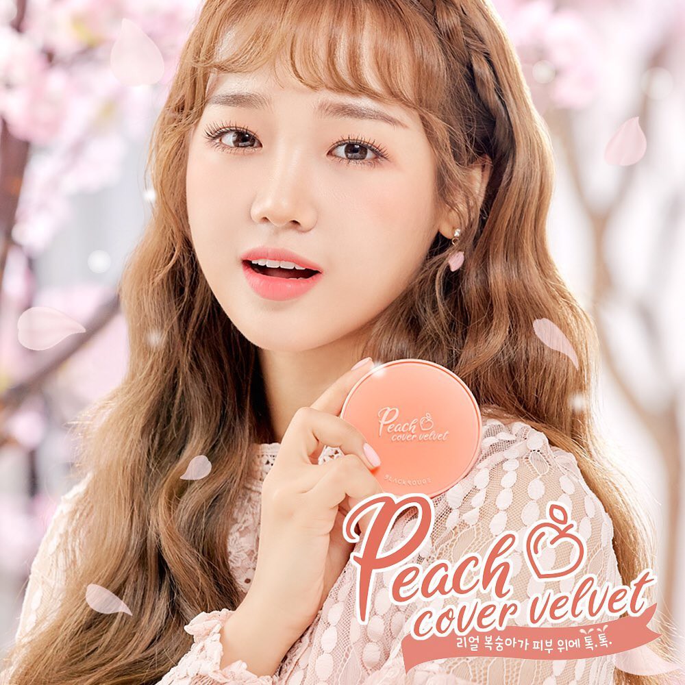 Phấn Nước Black Rouge Peach Cover Velvet Cushion 14g