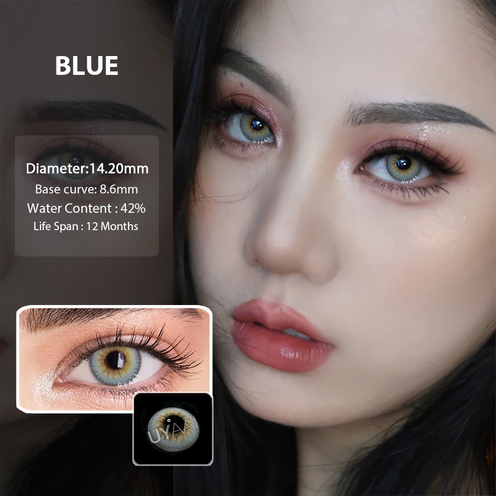 [Hàng mới về] Cặp kính áp tròng màu sắc ngọt ngào thời trang xinh xắn cho nữ