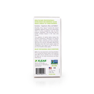 [HSD 03/2027] Xịt mũi Xlear Max viêm xoang, mũi dị ứng - 45ml