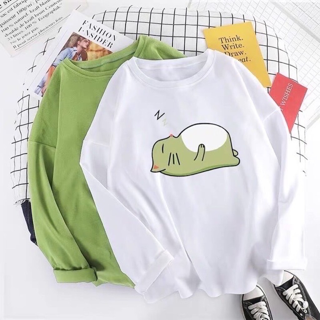 Áo Sweater mèo lười siêu cute chất cực đẹp