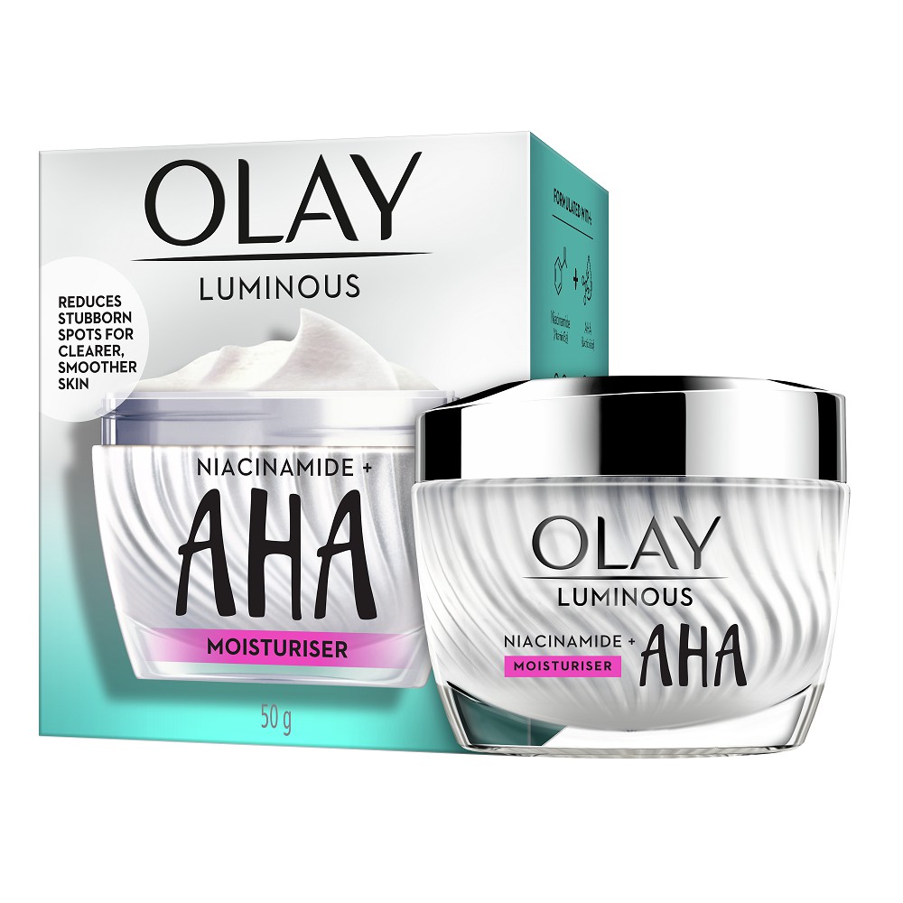 Kem Tái Tạo và Chống Lão Hóa OLAY Luminous Niacinamide Kết Hợp AHA 50G