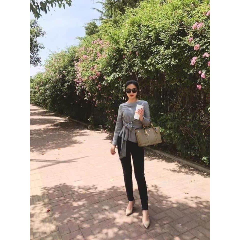 Áo thun ZR thắt nơ