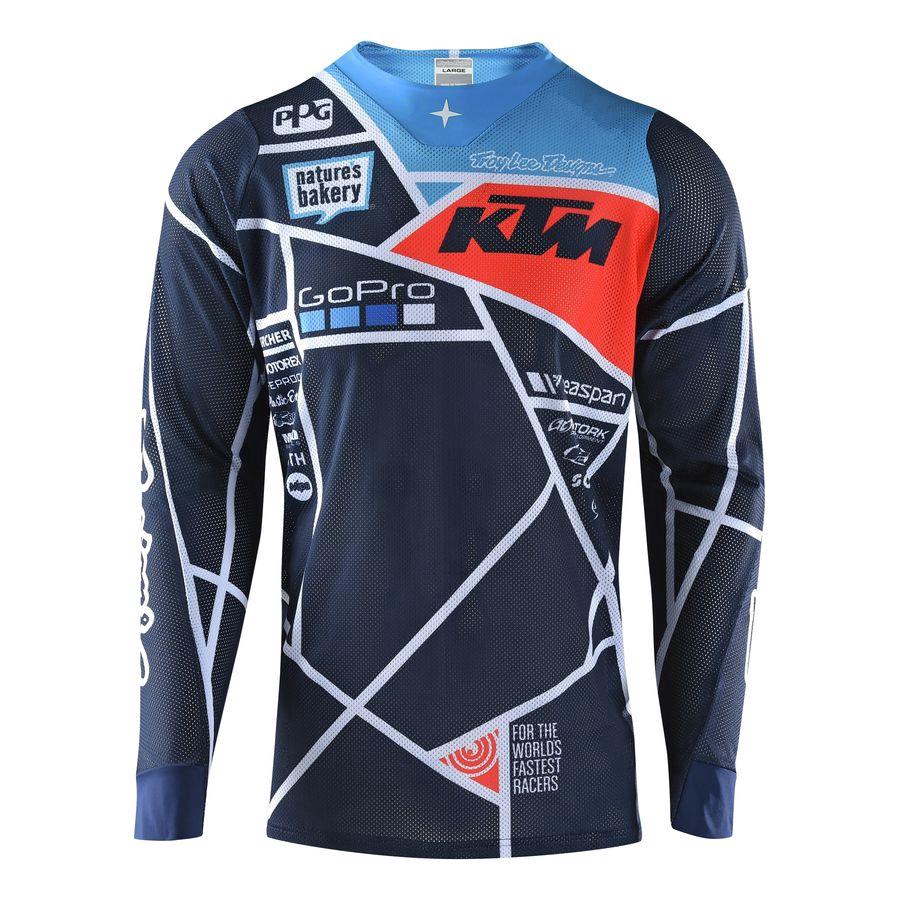 Áo Thun Jersey TLD Pro Đua Xe Mô Tô Địa Hình Enduro BMX MX Dành Cho Nam Giới