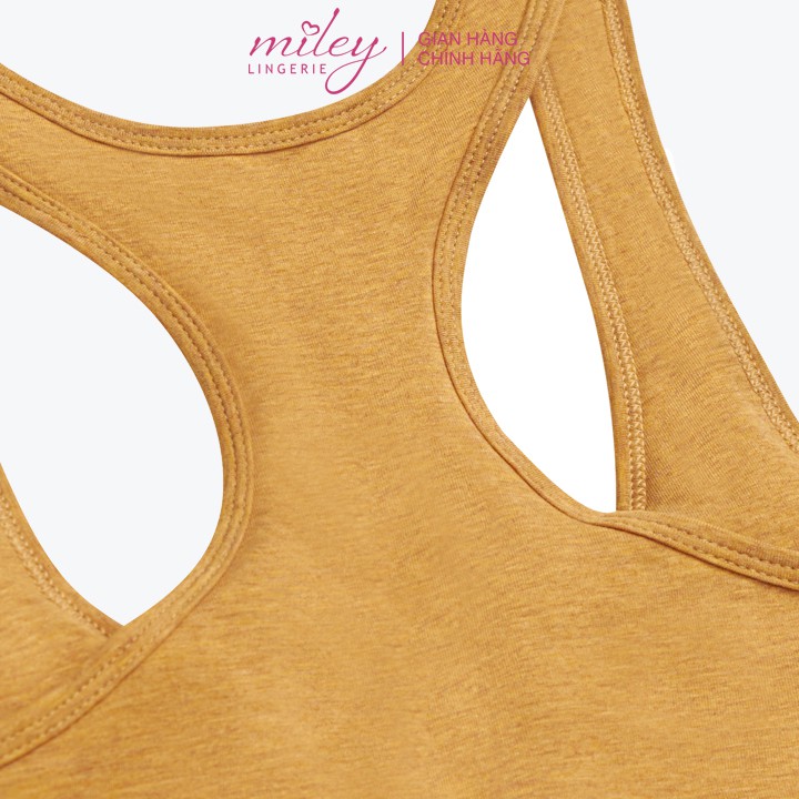 [QUÀ TẶNG 70K] Áo Ngực Thể Thao Melange Cổ Tròn Active Miley Lingerie BRM03053