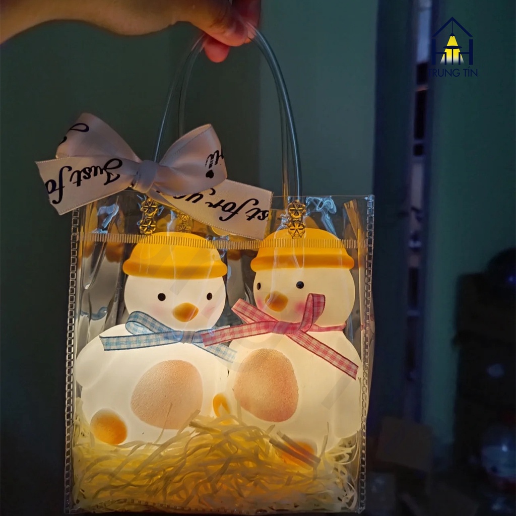 Đèn LED hình con vịt trang trí decor phòng ngủ tiện dụng làm quà tặng NOEL , lễ , TẾT Sundecor