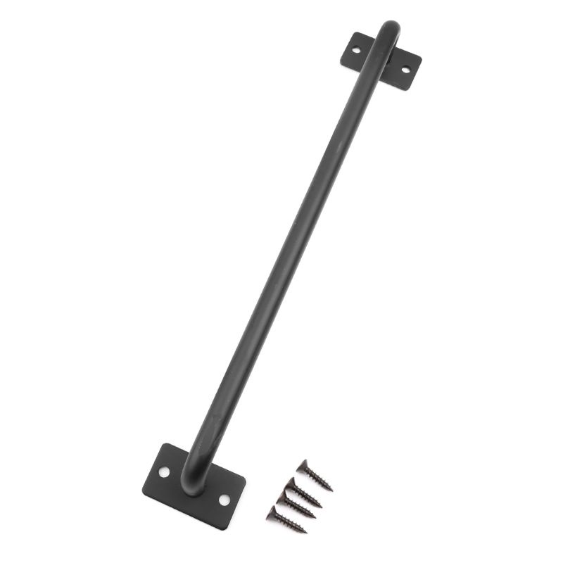 Tay Nắm Cửa Trượt Bằng Sắt Màu Đen Chất Lượng Cao