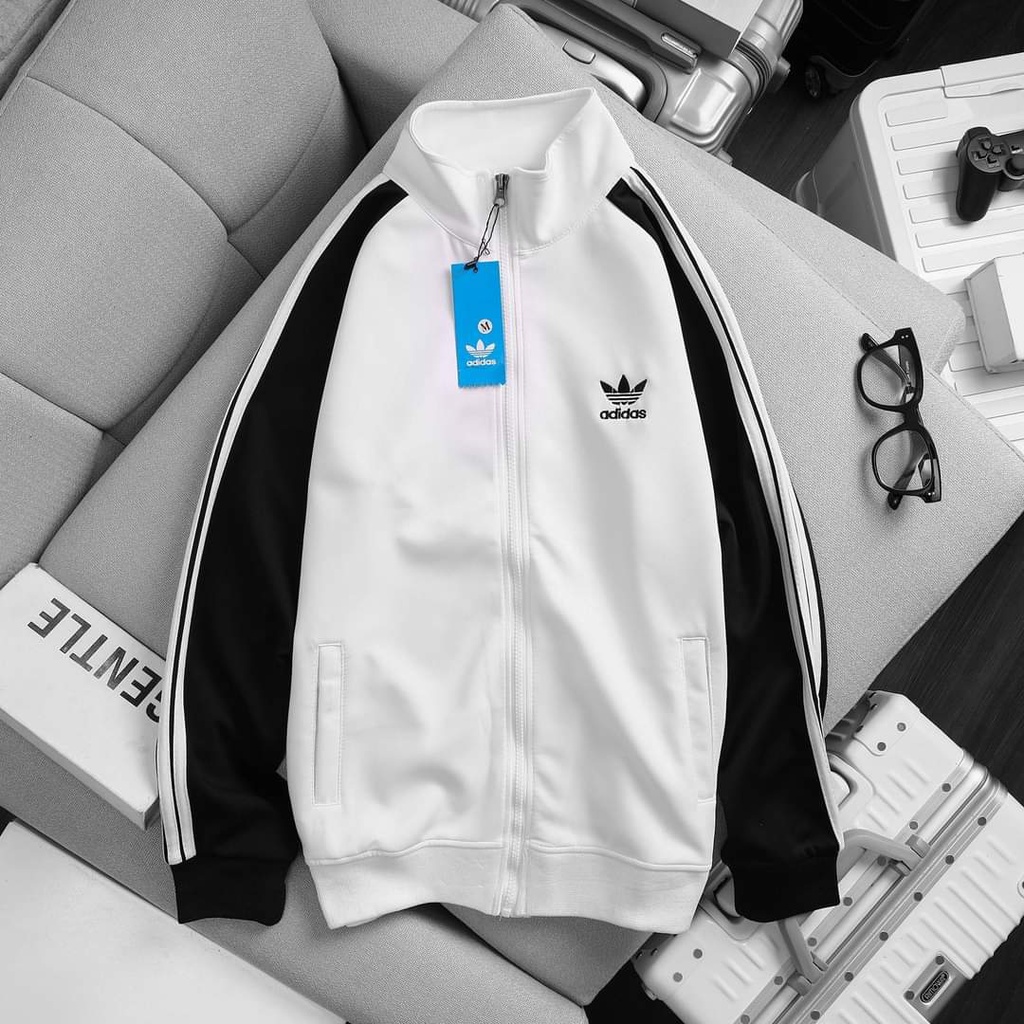 Áo Khoác Thể Thao 3 Sọc Nam - Nữ Thun Poly 2 Da N77 FASHION