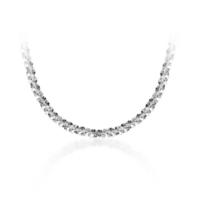 Dây chuyền bạc H.A.S kiểu chocker Sequin - Vòng cổ bạc thời trang