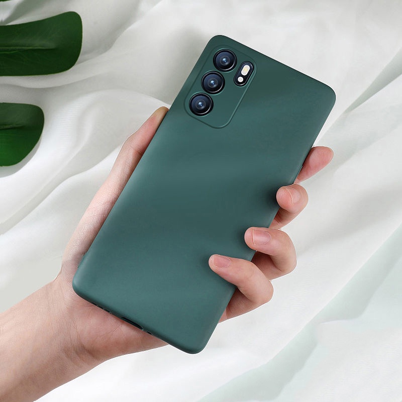Ốp Điện Thoại Silicon Dẻo Màu Sắc Ngọt Ngào Cho OPPO Reno 6Z 6 Pro 5 A16 A74 A54 4G 5G