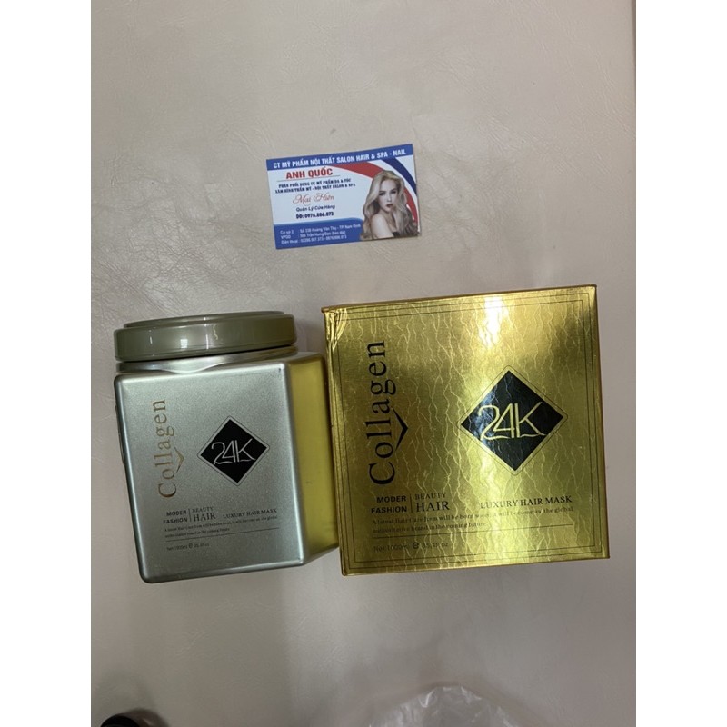 hấp tóc collagen 24k