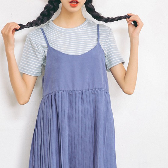 Áo Thun Nữ Cổ Tròn Kẻ Sọc 23542