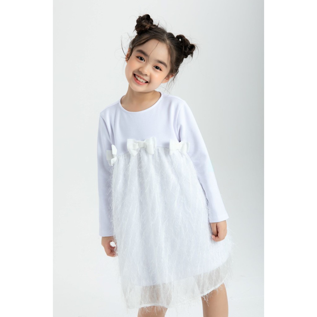 Đầm ánh nhũ bé gái IVY moda MS 39G1148