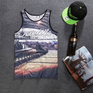 Áo tanktop lưới in