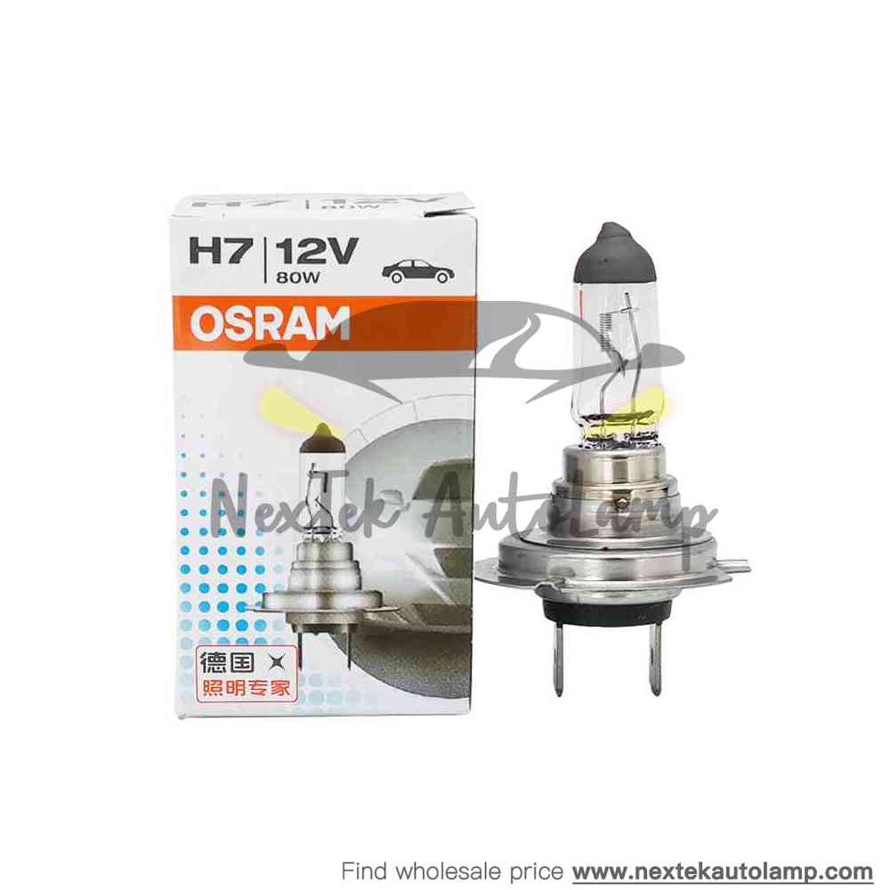 OSRAM H7 12V 24V 55W 65W 70W 80W 100W 3200K Đèn Pha Tiêu Chuẩn Ban đầu Bóng đèn Tự động Chất Lượng OEM (1 bóng đèn)