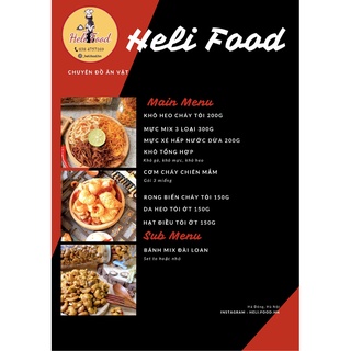 [Heli Food] Mực tẩm, Mực xé hấp nước dừa [200g]