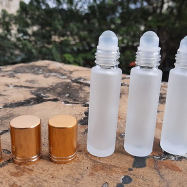 Vỏ chai bi lăn 10ml - Lọ đựng dầu dừa, dầu gấc, chiết nước hoa thủy tinh