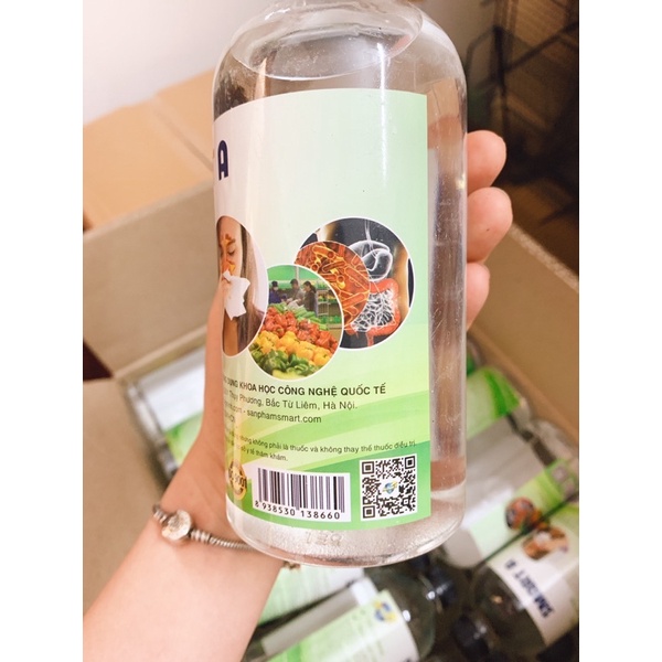 ĐẠI LÝ PHÂN PHỐI CHÍNH HÃNG Nước Anolyte - Nước A - Dung dịch sát khuẩn Anolyte - Smart A - chai 500ml