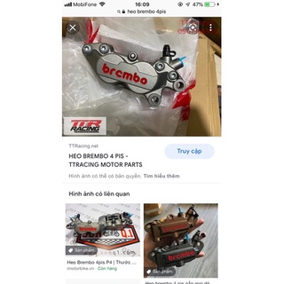 bố thắng recto 4 pit cho adelin brembo