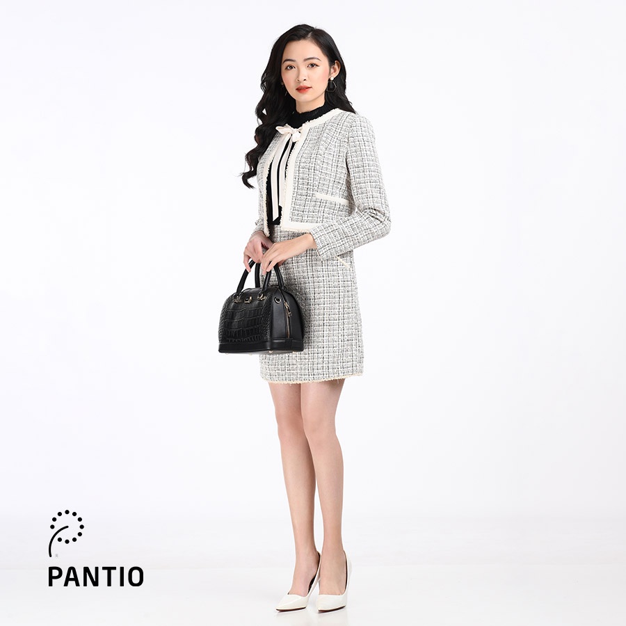 Áo khoác Demi hoạ tiết kẻ caro BAD92264 - PANTIO