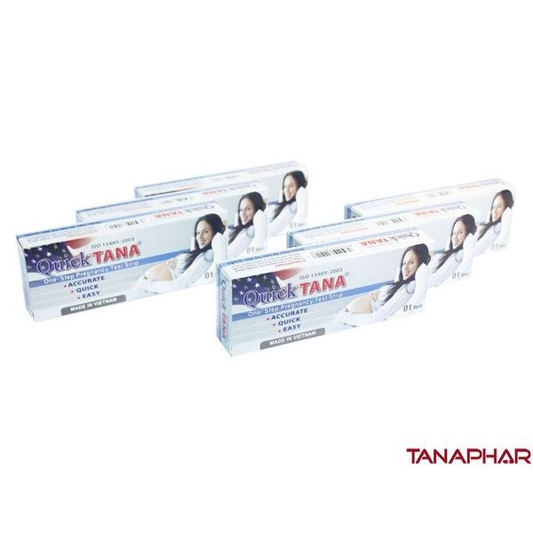 Que thử thai Quicktana 5mm - tanaphar, dụng cụ phát hiện thai sớm, chính xác cao, dễ sử dụng - soleil home