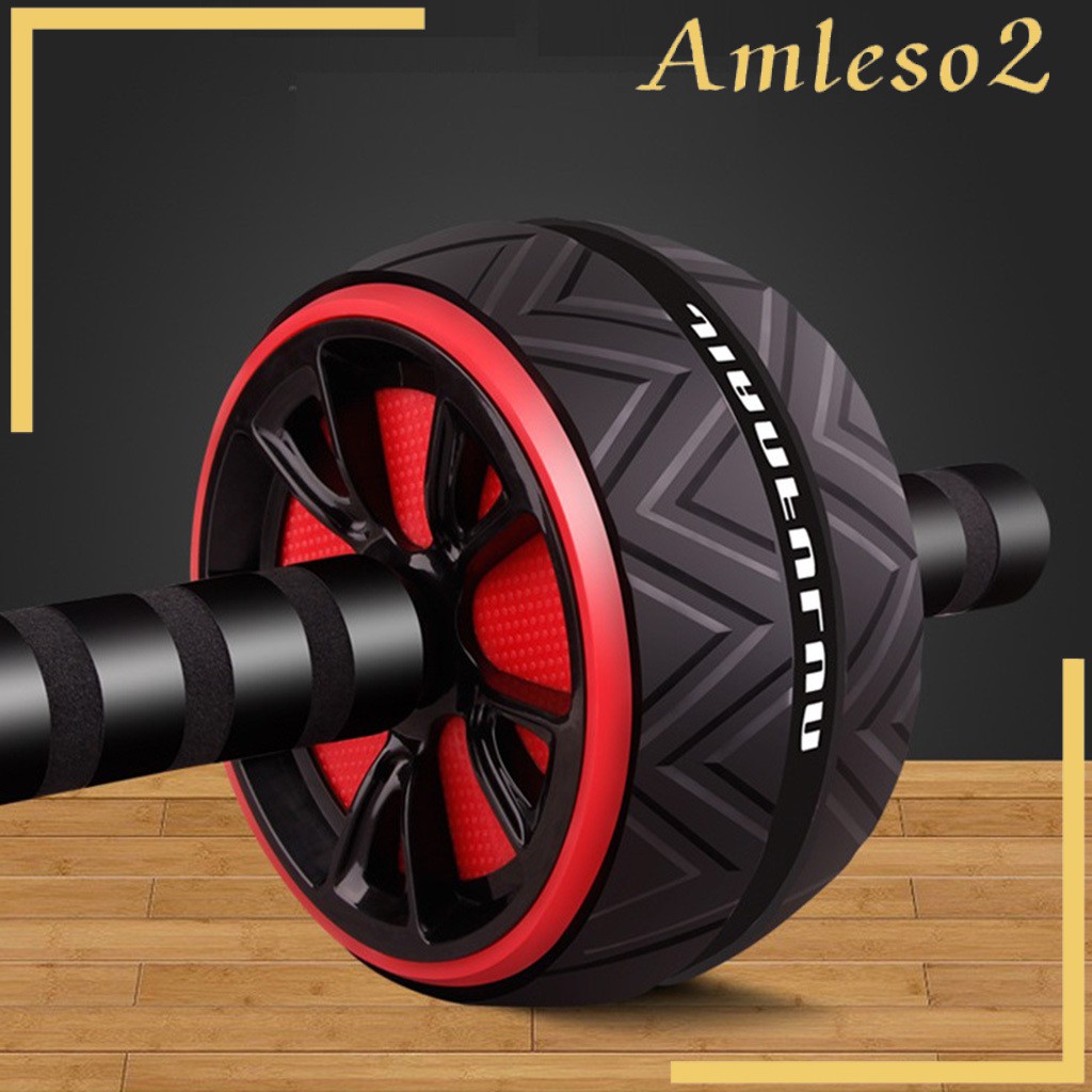 [AMLESO2] Ab Roller Exercise Wheel Abdominal Core Strength Training Gear Home Workout Kit