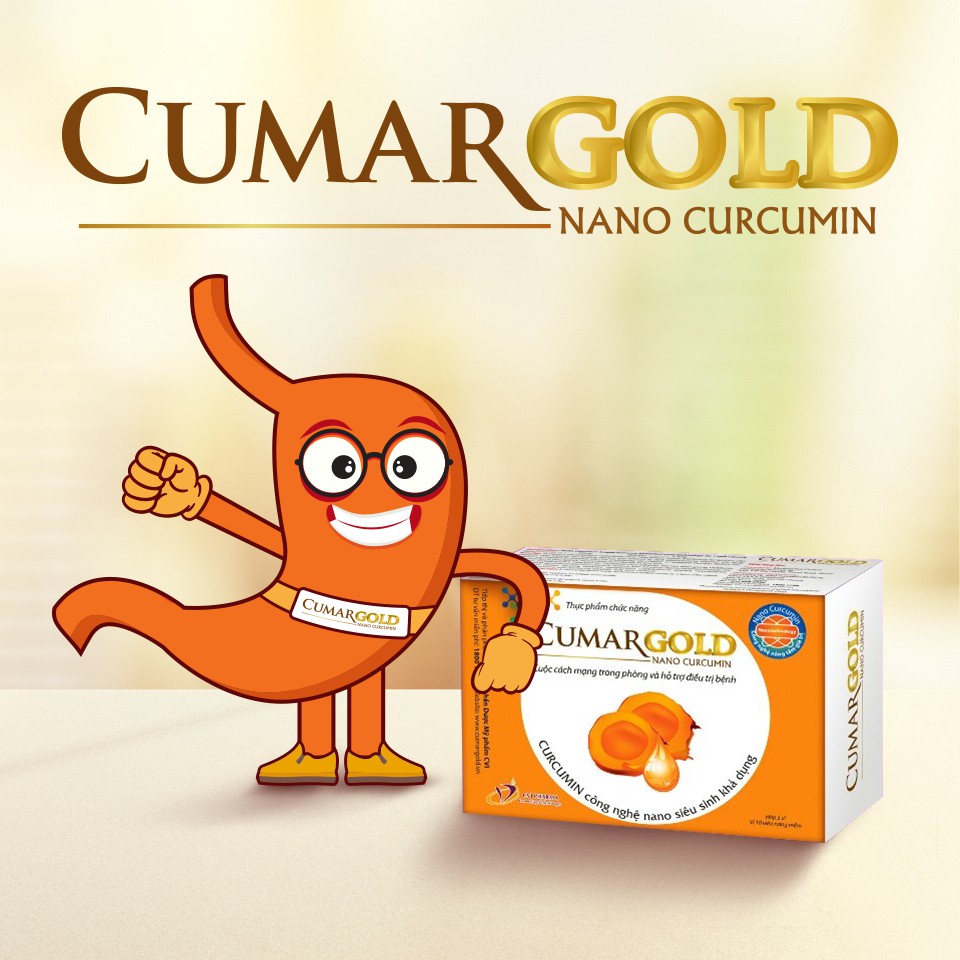 [Mẫu mới]CUMARGOLD - Nano curcumin - Nano nghệ - Đau dạ dày [Cumagold]