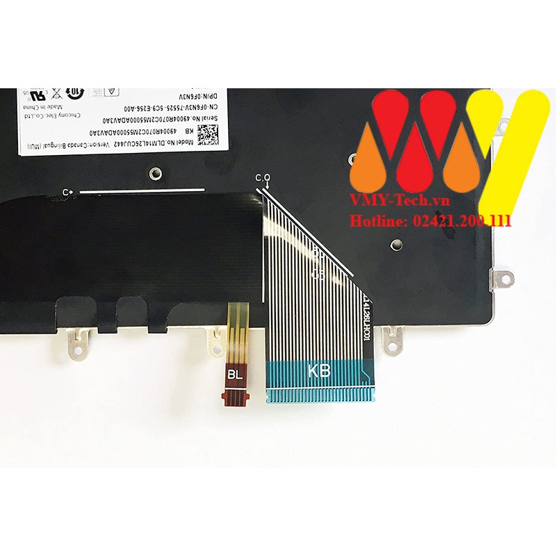 Bàn phím laptop Dell Inspiron 7558 7568 NEW 100%