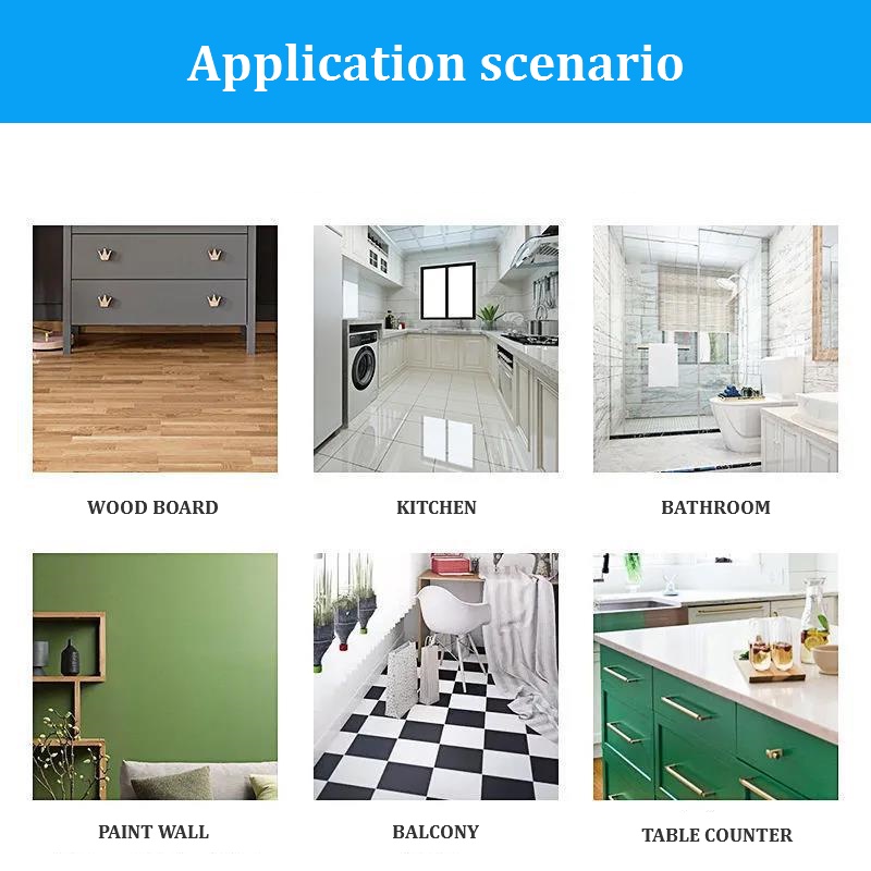 Miếng Dán Sàn Nhà Tự Dính Chống Thấm Nước Chống Trượt Tiện Dụng Cho Nhà Bếp / Phòng Tắm