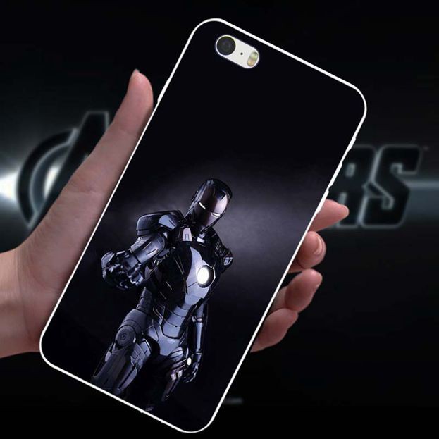 Ốp điện thoại hình iron man cho IPHONE 5 5S SE 5C 6 6S 7 8 PLUS X XS MAX XR IPOD TOUCH 5 6