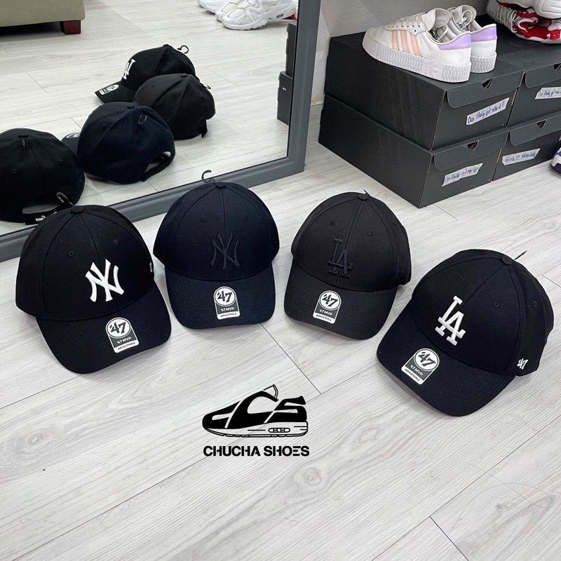 Nón / Mũ lưỡi trai NY NewYork Yankees Đen