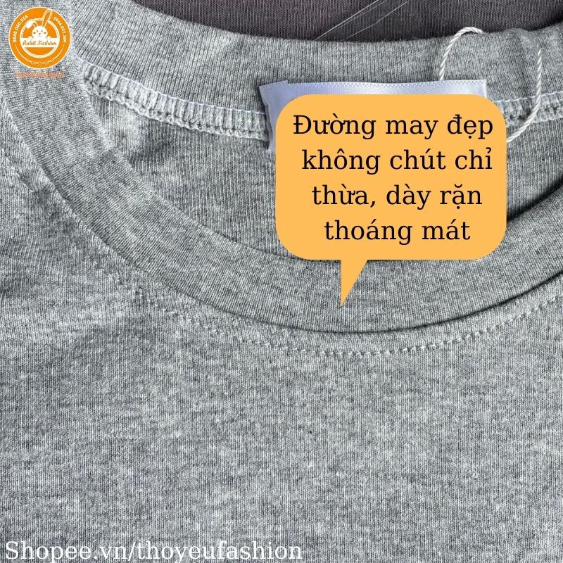 Áo kiểu cổ tròn tay lỡ dáng ôm, Áo thun kiểu cổ tròn cộc tay tôn dáng 2210 - Thoyeufashion