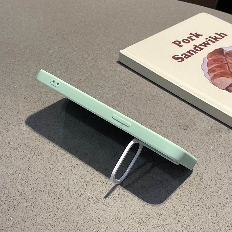 Ốp Điện Thoại Họa Tiết Ca Rô Kèm Giá Đỡ Ẩn Cho iphone 12 13 11 Pro Max X Xs Max Xr Ogf6