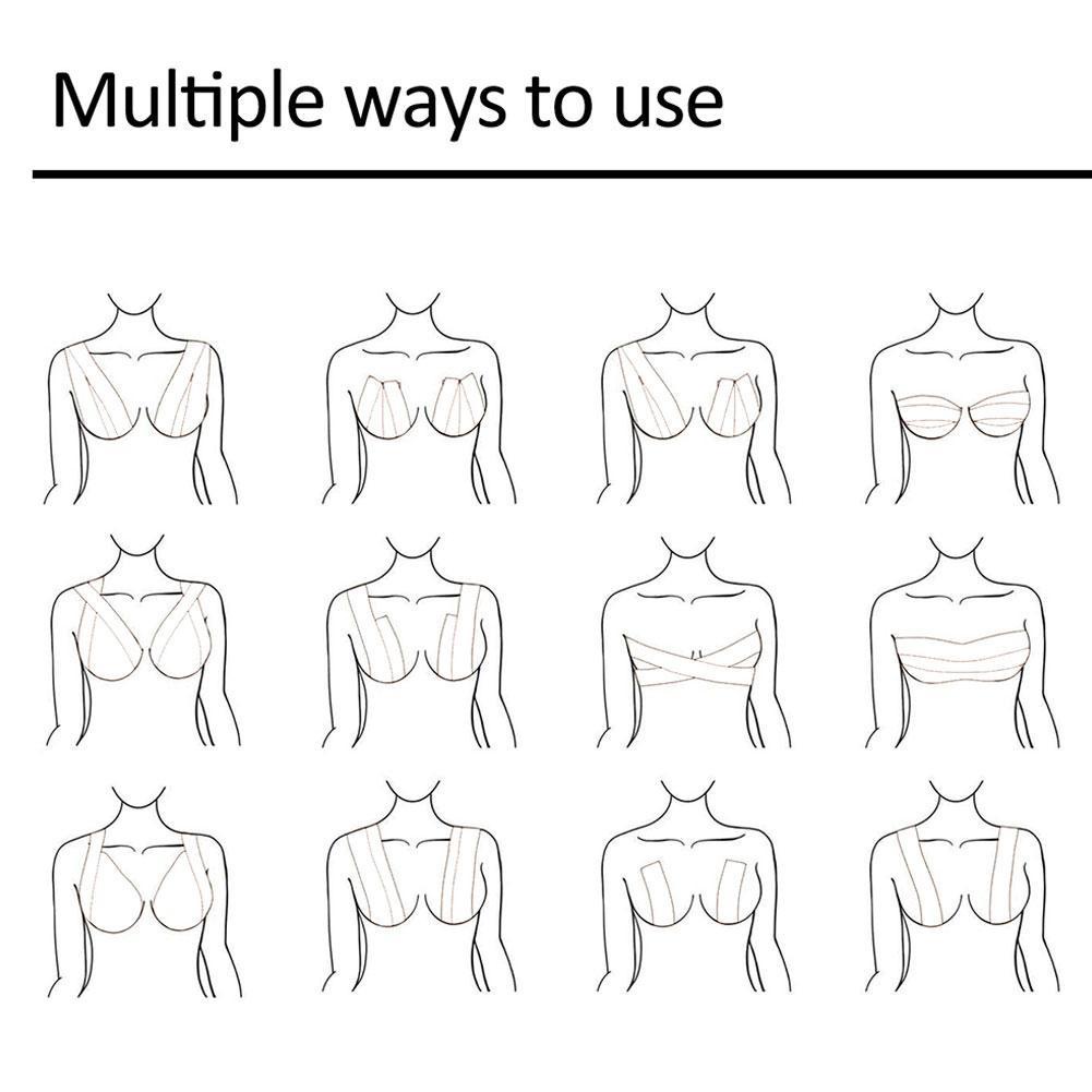 Băng dán nâng ngực trong suốt 5cmx100cm T4Q0