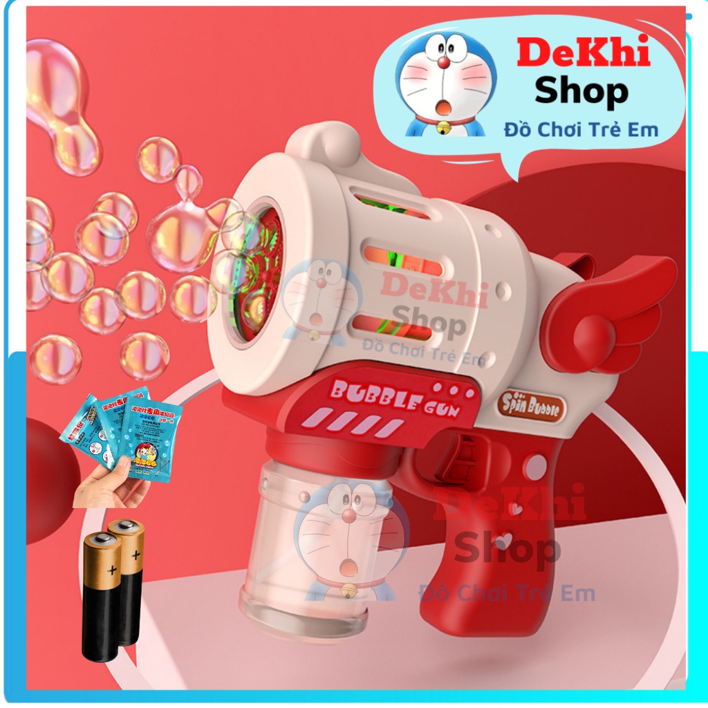 Đồ chơi bong bóng xà phòng I Love baba mama