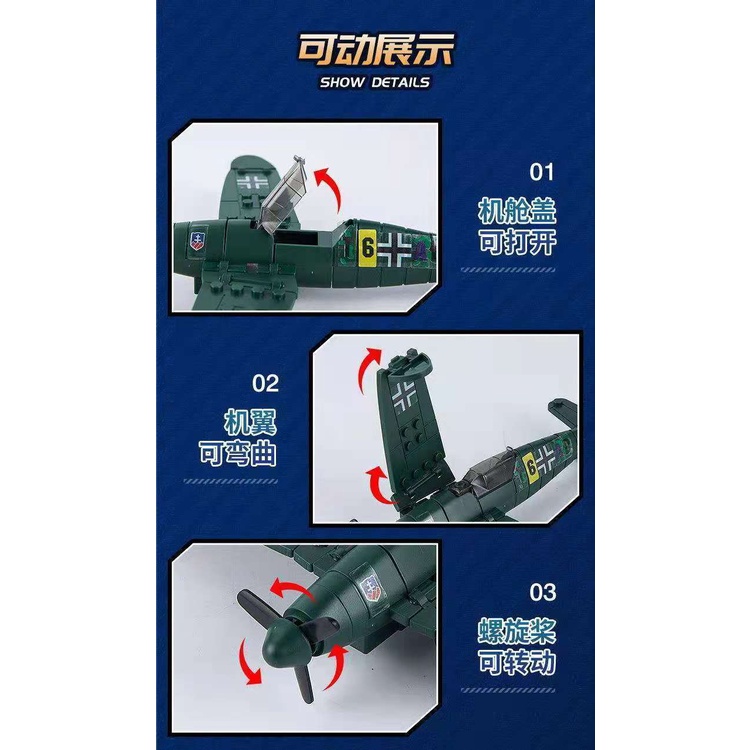 Đồ Chơi Lego Lắp Ráp Mô Hình Máy Bay Chiến Đấu Dành Cho Bé Trai