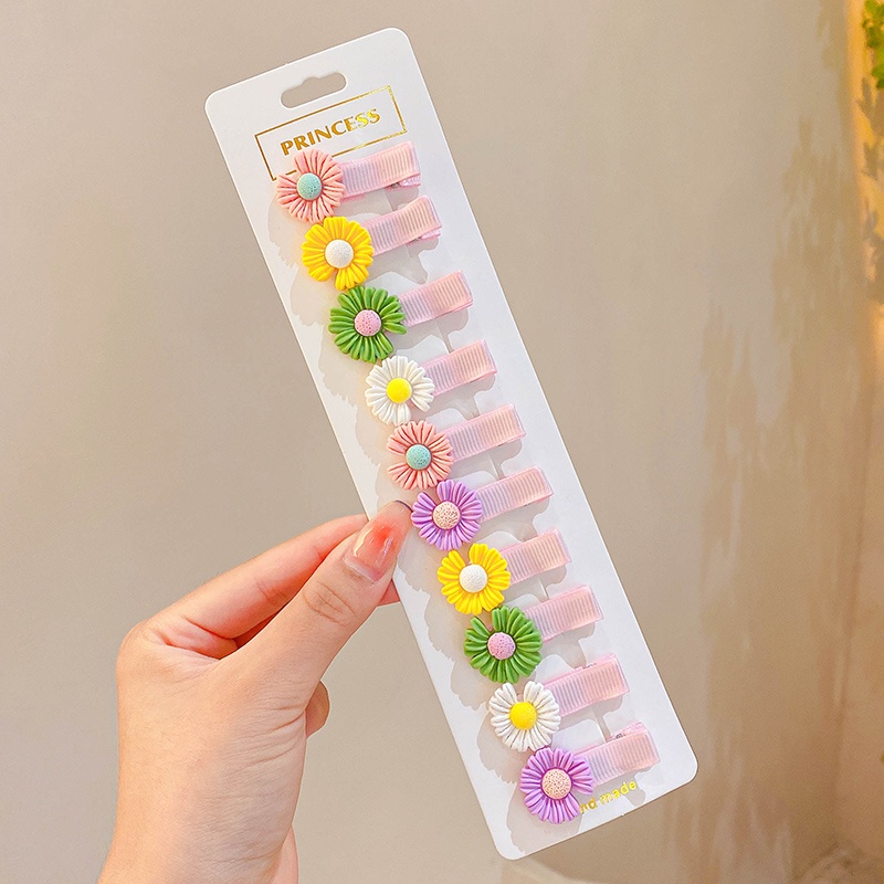 Set 10 Kẹp Tóc Dễ Thương Cho Bé Gái