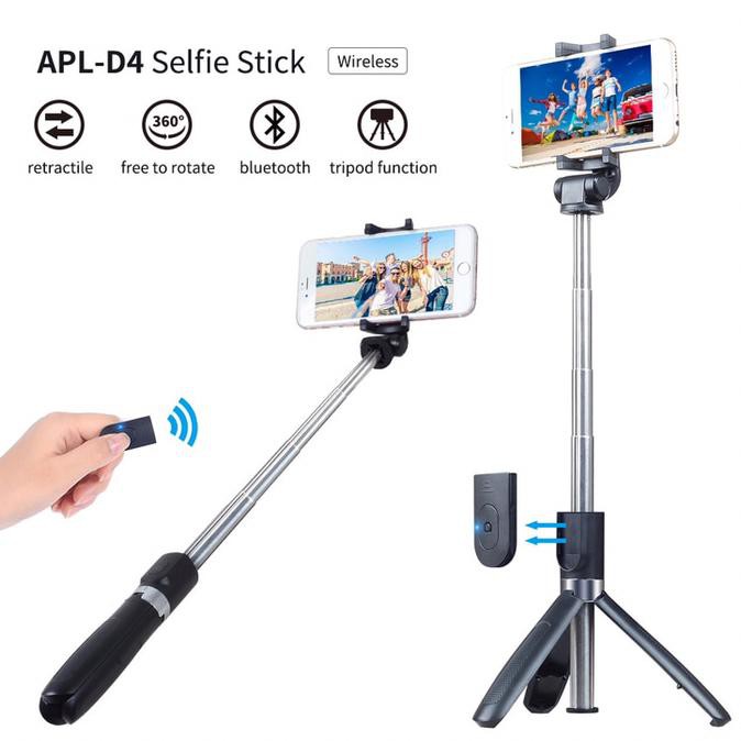 Gậy Tự Sướng Bluetooth Có Thể Mở Rộng Kèm Điều Khiển Từ Xa | BigBuy360 - bigbuy360.vn