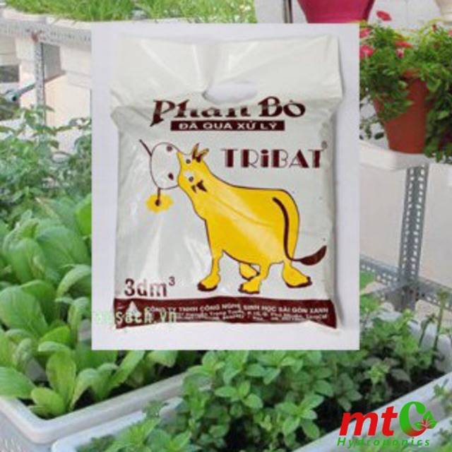 Phân Bò GIÀU DINH DƯỠNG Cho Cây Trồng bao 3dm3