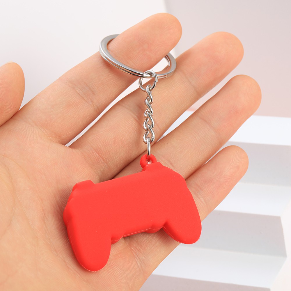 Móc Chìa Khóa Hình Tay Cầm Chơi Game Bằng Silicon Mềm Nhiều Màu